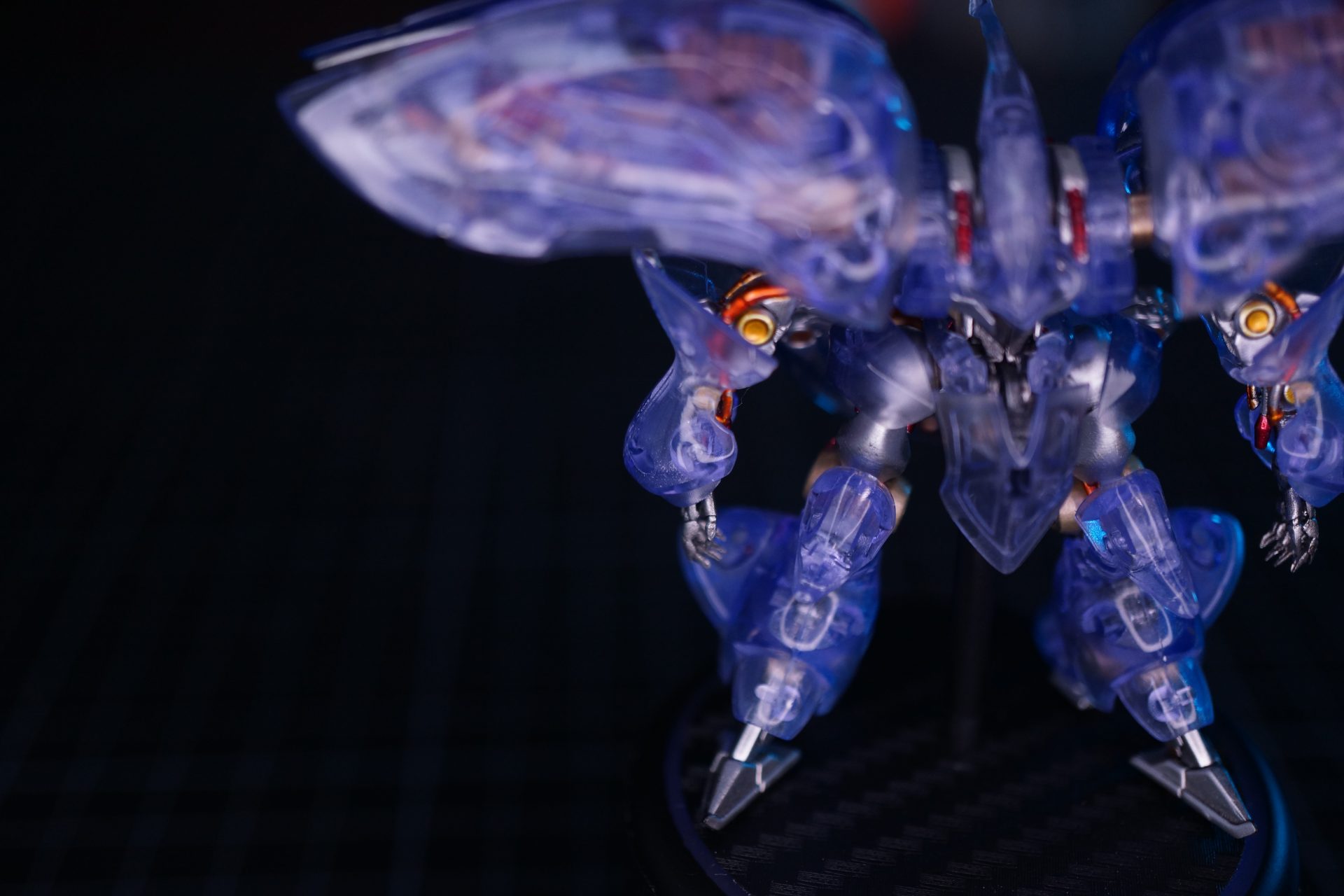 クリアパーツが美しい！！ガンダムアーティファクト キュベレイ クリア